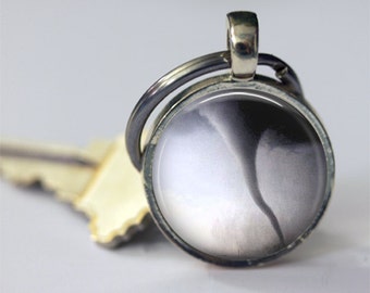 Tornado Keychain Twister Storm Chaser Wizard of Oz Key Chain, Key Fob