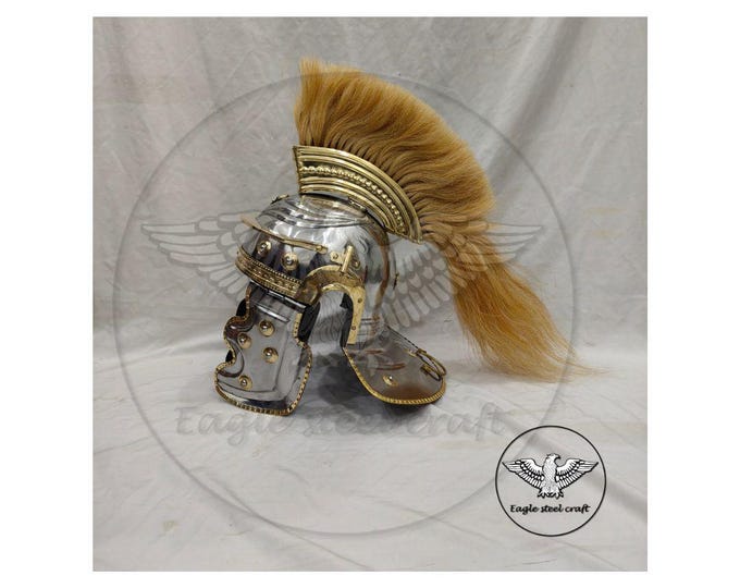 Featured listing image: Roman Imperial Gallic Helmet for reenactmet