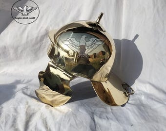 Messing Replik eines römischen Legionshelmes - Gewandrüstung aus dem 1