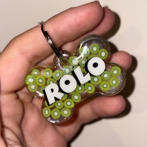 Fruit Themed Personalised Pet Tags