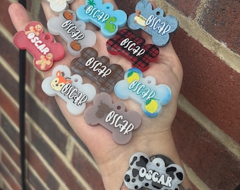 Design your own tag  | Personalised Pet Tag | Dog Name Tag | Cat Name Tag | Pet ID Tag | Puppy Name Tag | Dog Lover Gift | Cat Owner Gift