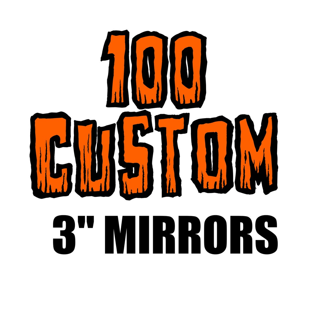 100 Custom 3 Inch Pocket Compact Mirrors Etsy