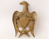 Vintage Eagle Brass Door Knocker - Brass Door Knocker