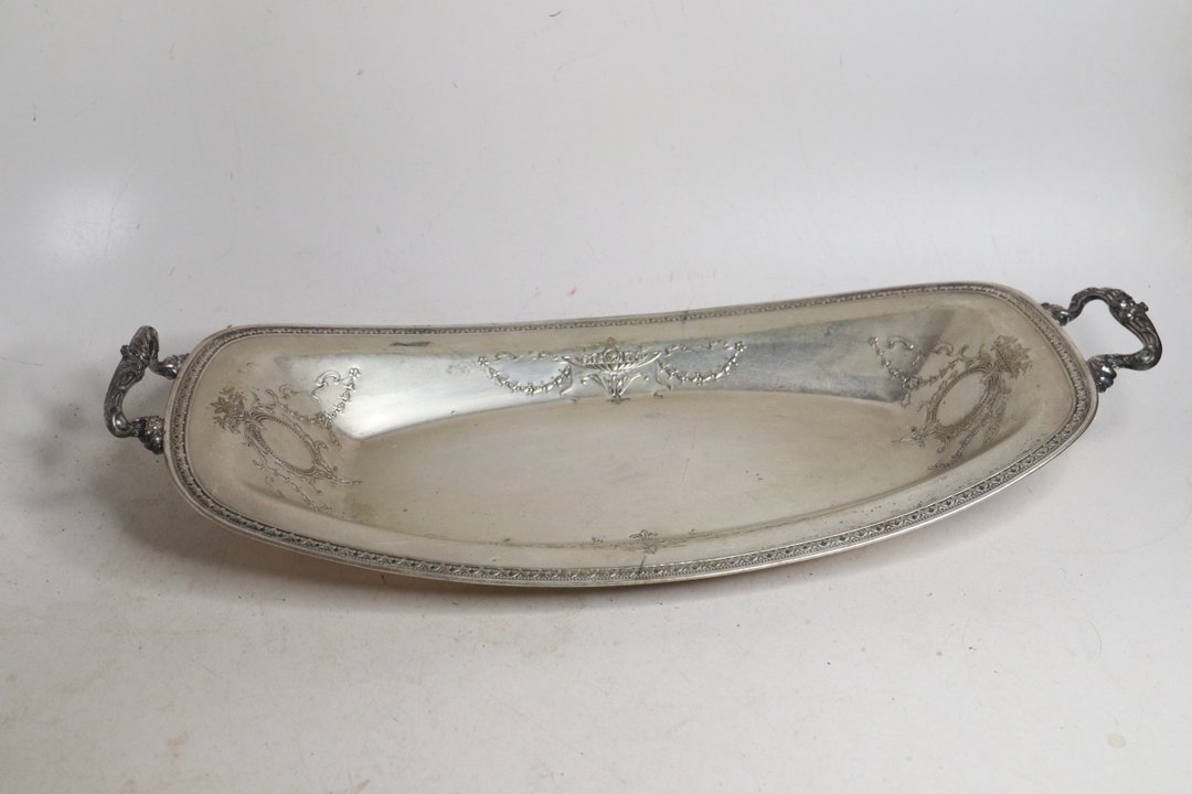 Antique Elegant Serving Tray Bread Tray Relish Tray W.M. Etsy