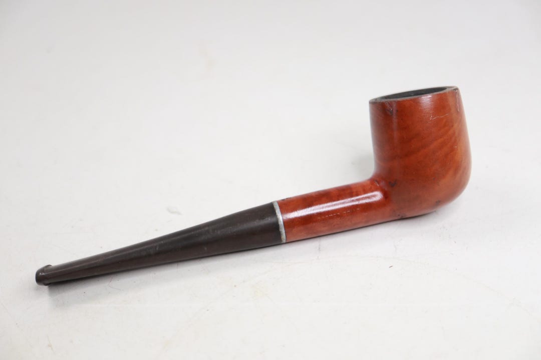 Vintage Briar Wood Smoking Pipe - Birdseye Grain Briar - Smoking Pipe ...