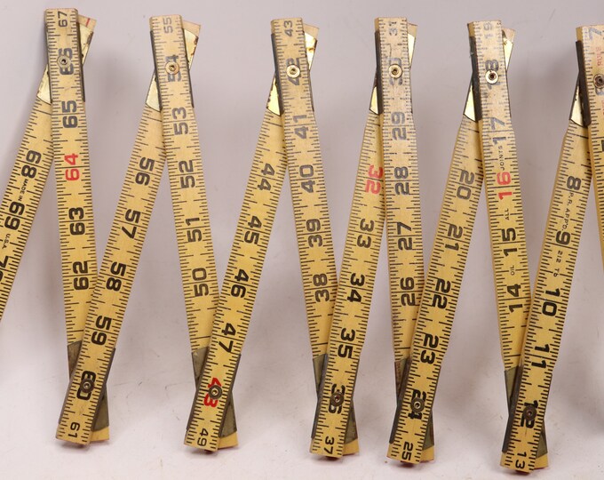 Vintage Lufkin Folding Ruler 72 Inch Oversize Brick - Etsy