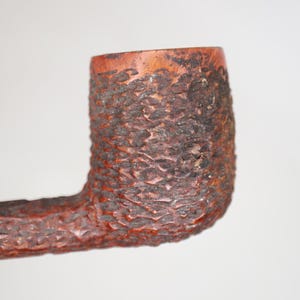 Vintage Rusticated Benton Baron Wood Smoking Pipe -No Stem - Smoking Pipe -Briarwood Pipe - Used - 4 1/4"