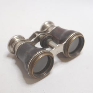 Antique Opera Glasses - Leather Bound - Vintage Opera Glasses - Vintage Binoculars