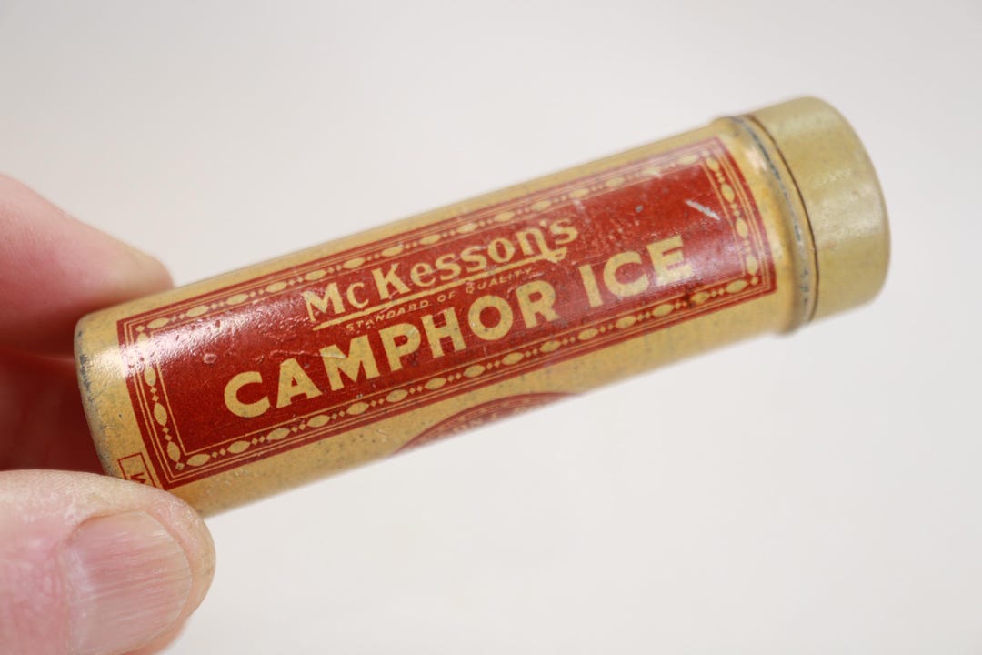 Vintage Mckesson's Camphor Ice Tin - Pharmacy - Apothecary - Retains ...