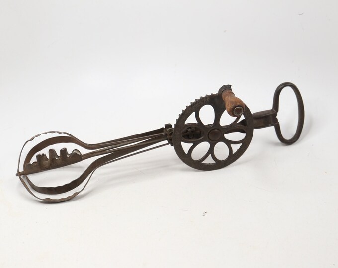 Cast Iron Egg Beater Holts Dover Egg Beater Cream Whip Runs Excellent