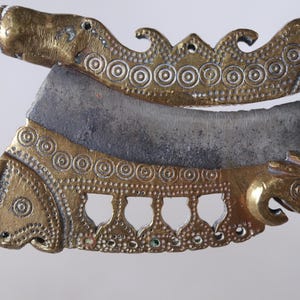 Antique Brass Betel Nut Cutter - Fancy Betel Nut Knife - Hand Made - Hand Forged - Very Good Condition