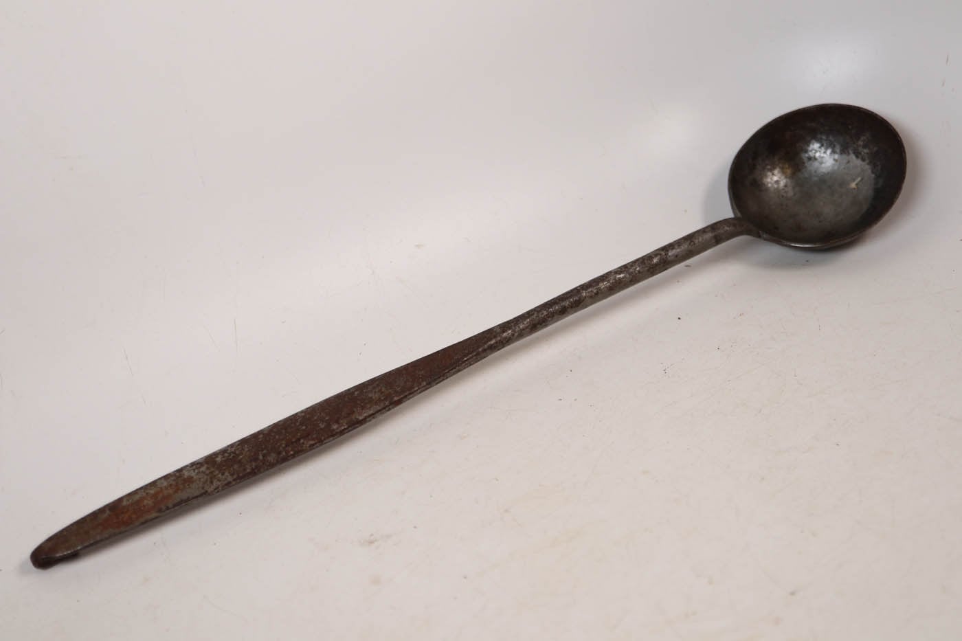 Antique Hand Forged Iron Ladle Skimmer Antique Cooking Etsy