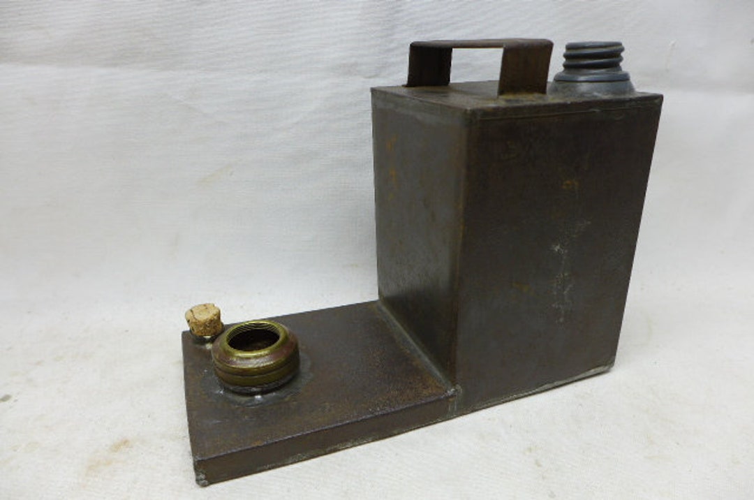 Tin Oil Lamp Antique Lighting Makedo Oil Lamp tin Etsy