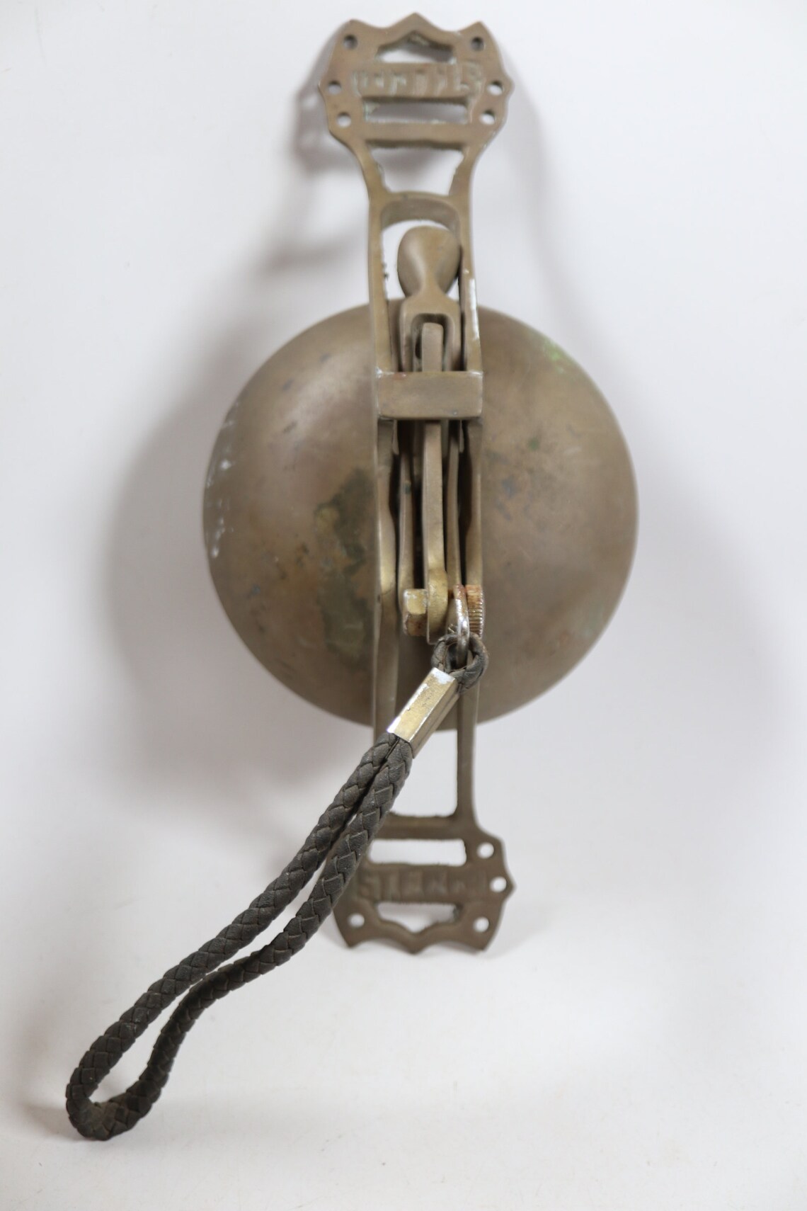 Antique Wall Mounted Pull Chain Bell Cord Pull Bell Etsy