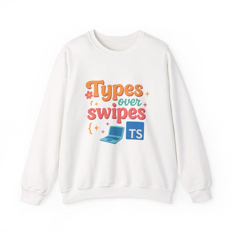TypeScript Sweatshirt, JavaScript Coder Crew neck image 3