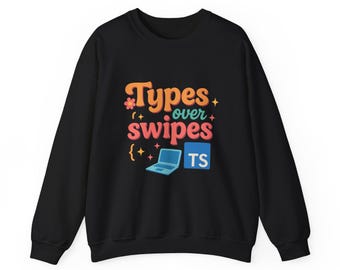 TypeScript Sweatshirt, JavaScript Coder Crew neck