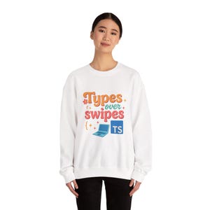 TypeScript Sweatshirt, JavaScript Coder Crew neck image 6