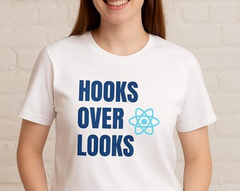 React Developer T-Shirt: Organic Cotton Cropped Boxy - Feminist Coder Gift