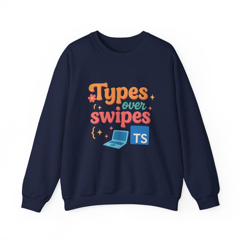 TypeScript Sweatshirt, JavaScript Coder Crew neck image 2