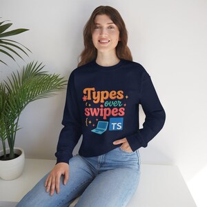TypeScript Sweatshirt, JavaScript Coder Crew neck image 5
