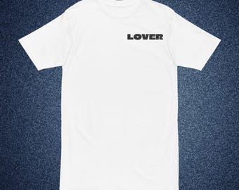 Lover Men's Heavyweight Tee, Casual Wear, Gift for Him, Valentine's Day T-Shirt, Comfortable Everyday Tee, Valentine's Gift Shirt, Boyfriend