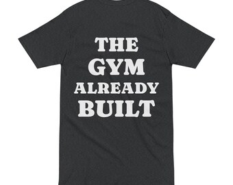 Motivational Men's Heavyweight Tee - Perfect for Gym Lovers, Casual Wear, Fitness Gift, Gym Apparel, Workout Enthusiast's Tee