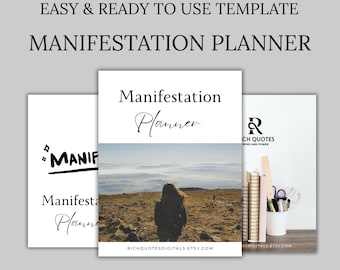 Manifestation Planner: Law of Attraction Journal for Goal Setting