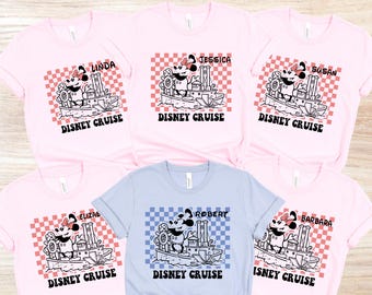 Chemise vacances en famille Disney Cruise, chemises assorties Disney Cruise 2025, t-shirt personnalisé Disney Cruise Squad, chemises Disney Cruise Crew