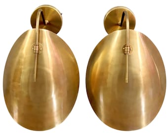 Mid Century Brass Wall Vintage Sconce Modern Lighting Italian Design Luxury Decor