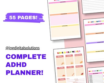 ADHD Planner per bambini: Tracker giornalieri e settimanali (download stampabile)