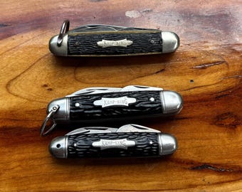 Schrade Old Timer 960T Bone Head 2 Blade Trapper With Pick and