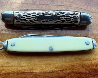 Lot of 2 Vintage Colonial USA Pen Knifes