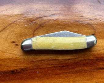 Navaja de bolsillo vintage de dos hojas de la marca Hammer