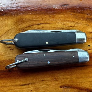 Lot of 2 Vintage Camillus USA Electricians knifes