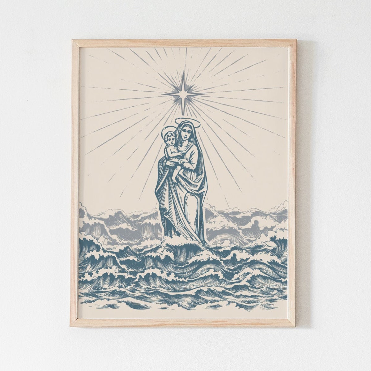 Star of the Sea Stella Maris Art Print