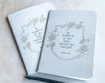 Marian Prayer Journal 2-Pack: Pearlescent Catholic Pocket Notebooks