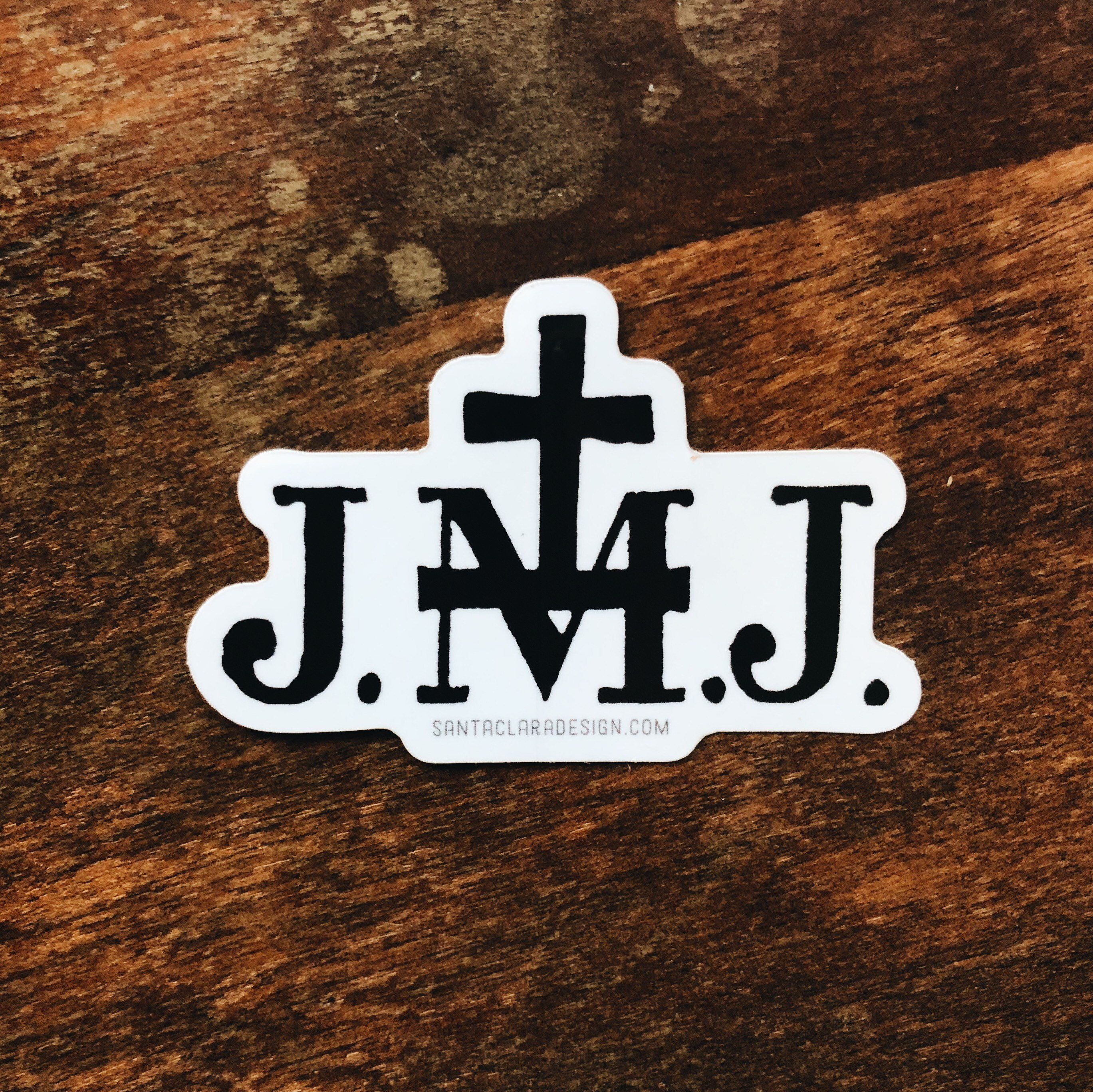 Jmj Sticker Catholic Sticker Jesus Mary And Joseph Etsy