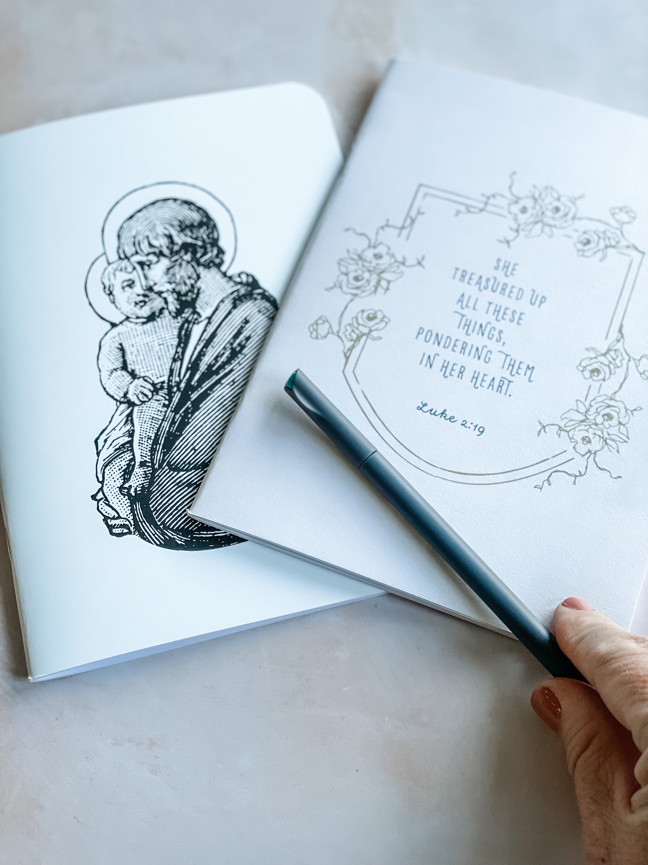 St. Joseph Pocket Notebook 2-pack: Catholic Prayer Journal - Etsy