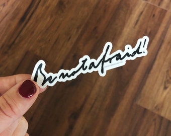 JPII 'Be Not Afraid' Catholic Vinyl Sticker Decal