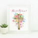 PRINTABLE: Floral he is Risen Printable Wall Art Easter Wall Decor ...