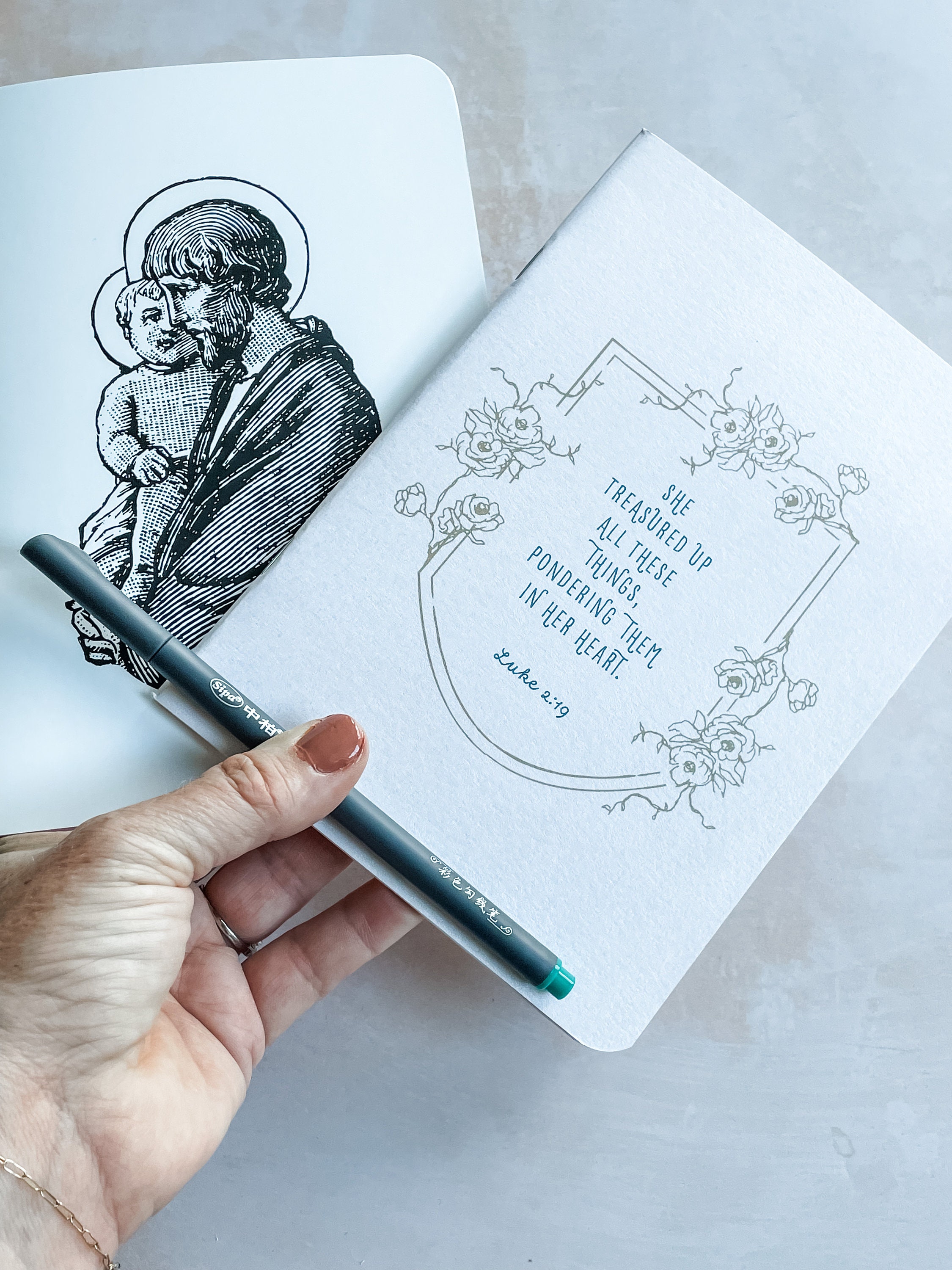 St. Joseph Pocket Notebook 2-pack: Catholic Prayer Journal - Etsy