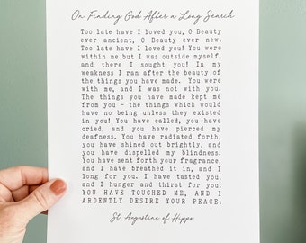 St Augustine Quotes Etsy
