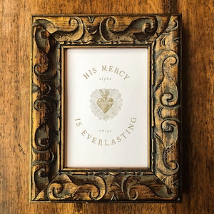 His Mercy is Everlasting Print | Divine Mercy art | Saint Quote, Confirmation Gift, Catholic Print, Saint Print, Sacred Heart, St. Faustina