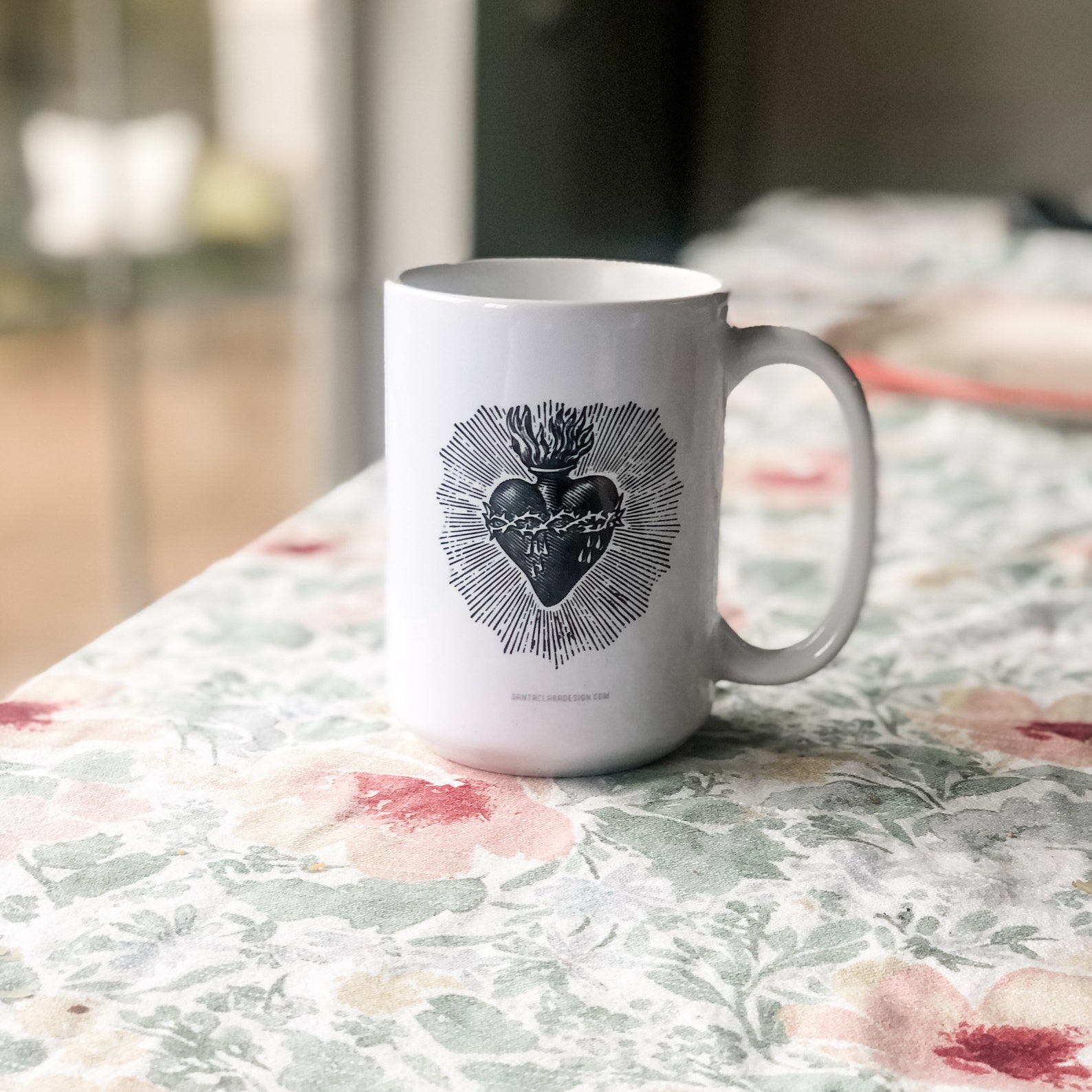 Sacred Heart Coffee Mug Catholic Coffee Mug Ceramic Sacred  Etsy