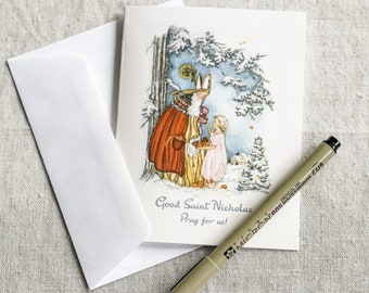 St. Nicholas Notecard Set: Advent & Christmas Greeting Cards