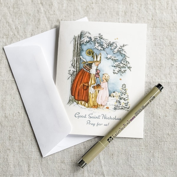 St Nicholas Greeting Cards - Etsy