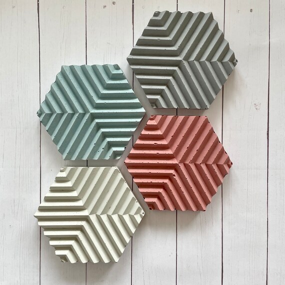 Concrete 2024 drink coasters