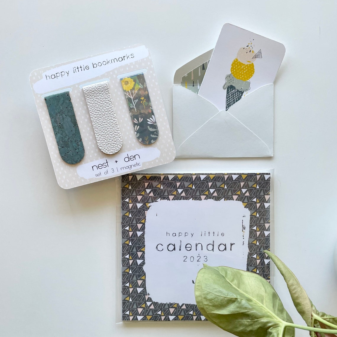 2023 Cute Desk Calendar With Optional Stand Monthly Calendar Etsy