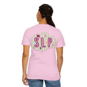 SLP tshirt, speech pathologist tee, shirt for speech therapist, cute speech bubble SLP, speech therapy merch, gift for SLP grad