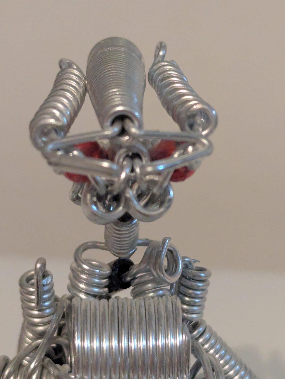 Handmade Wire Art Figurine Fantasy Creature Metal Sculpture Small Desk ...